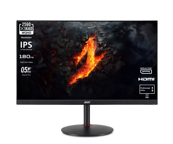 ACER Nitro XV270 IPS 27'', 2xHDMI, DP, 180Hz, HAS